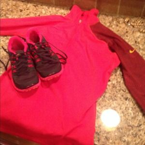 NOT FOR SALE ** Free Run 5.0 and Nike Dri-fit top