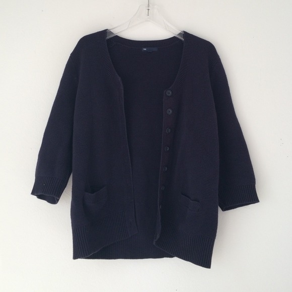 Gap Navy Knit Cardigan