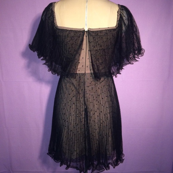 Black Shalom Pleated Dress by BCBG MaxAzria πHPπ - Picture 3 of 4