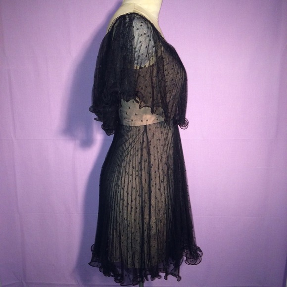 Black Shalom Pleated Dress by BCBG MaxAzria πHPπ - Picture 4 of 4