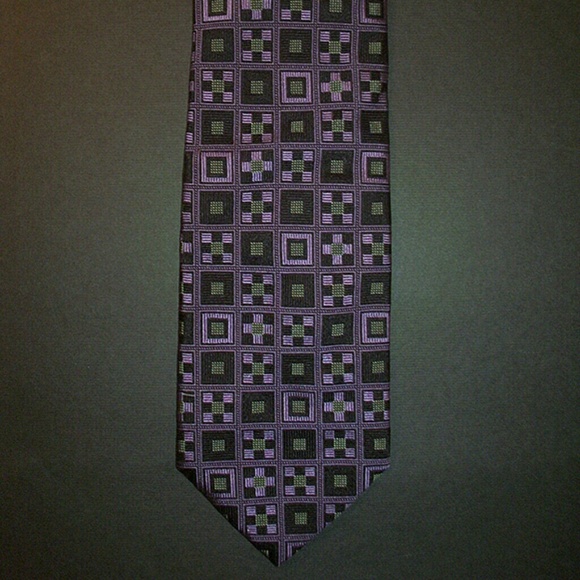 Neiman Marcus Purple Silk Tie NWT