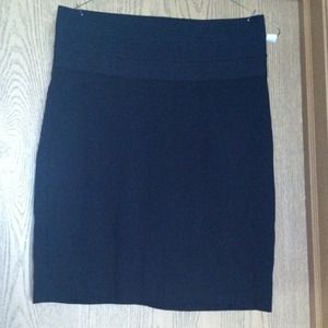 Black Stretch Mini Skirt