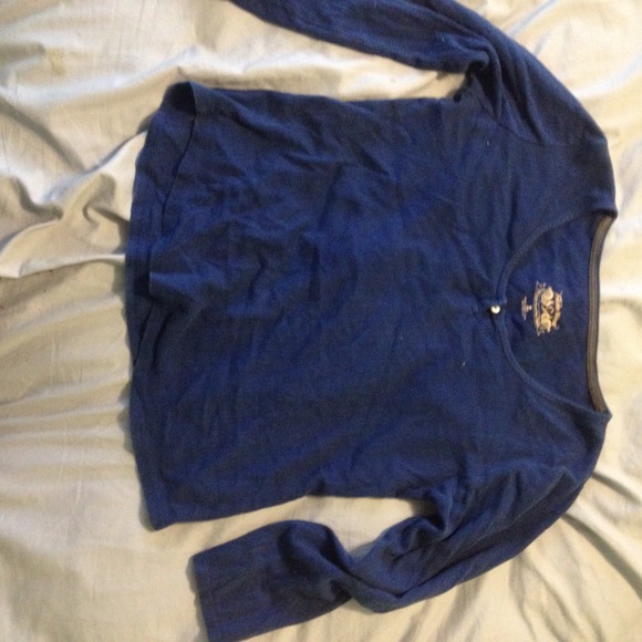 Royal blue long sleeve tshirt