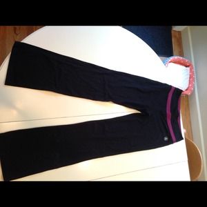 Roots pants, flare at bottom