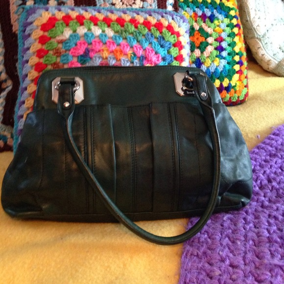 Forest Green Tignanello real leather purse