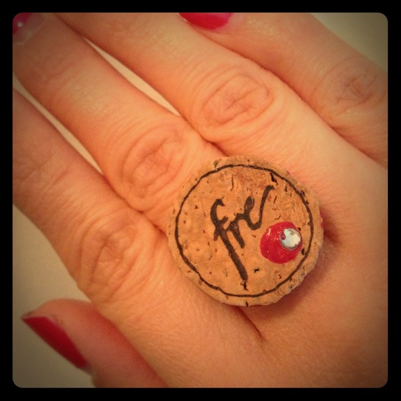 One-of-a-kind Wine Cork ring