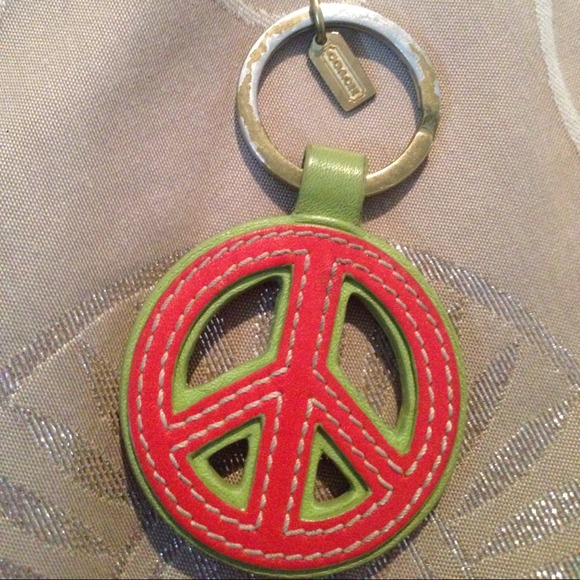 coach sign keychain!