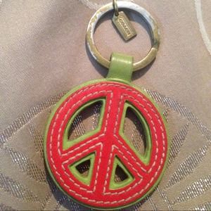 coach sign keychain!