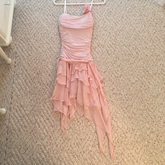 BCBGMAXAZRIA pink dress