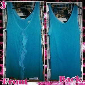 A.n.a teal tank top