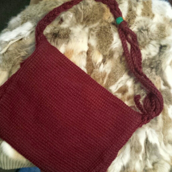 ADORABLE handmade knit handbag - Picture 3 of 4