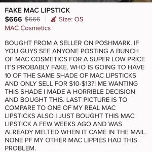 My MAC called FAKE 😔