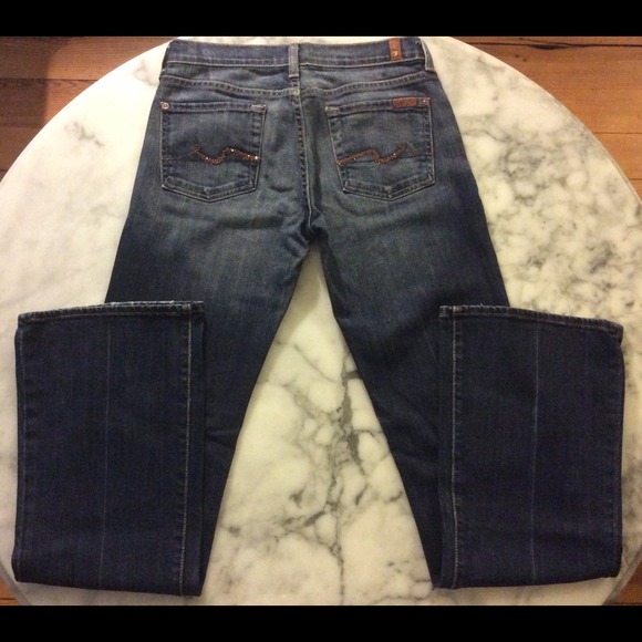 7 for all Mankind Denim - ❌SOLD❌7 for all Mankind 26 Bootcut Copper Crystal