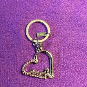 Coach Heart Key Fob