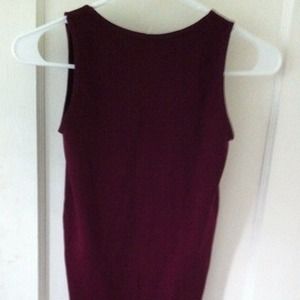 Burgundy maroon tank top american brandy inspired