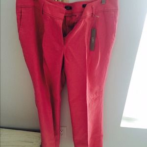 Linen Marissa Trousers from Ann Taylor Loft white