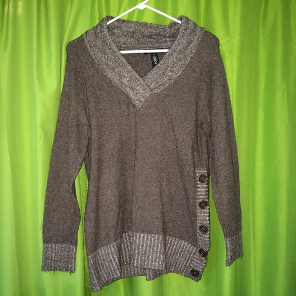 brown sweater!