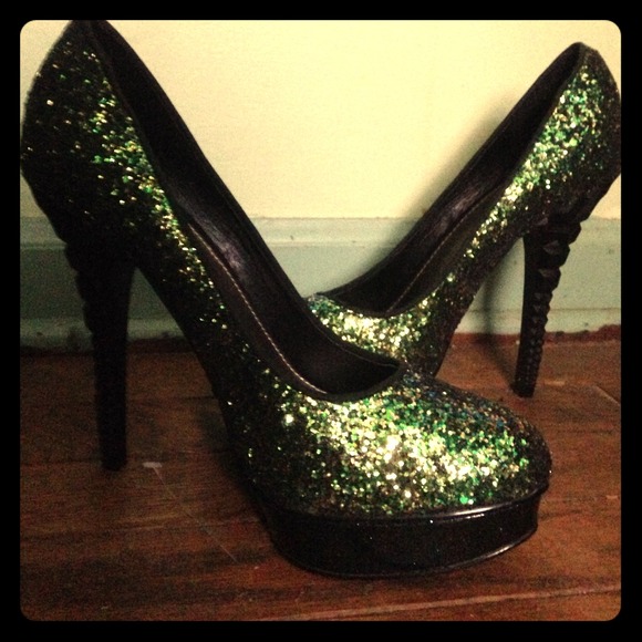 Green heels