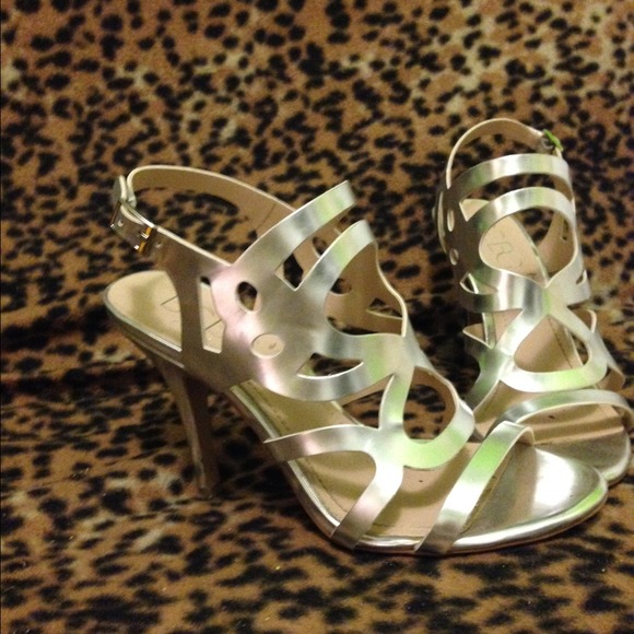 Silver Formal Heels - Picture 2 of 4