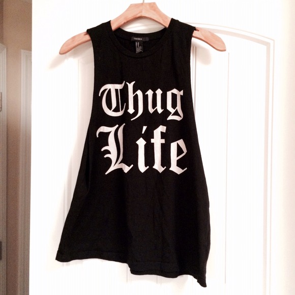 "Thug Life" Forever 21 Muscle Tank