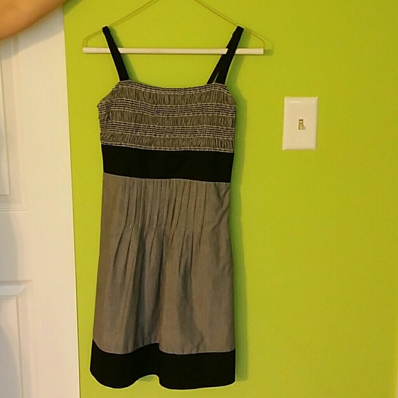 Black and grey summer dress