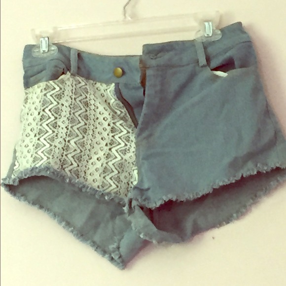 High waisted shorts