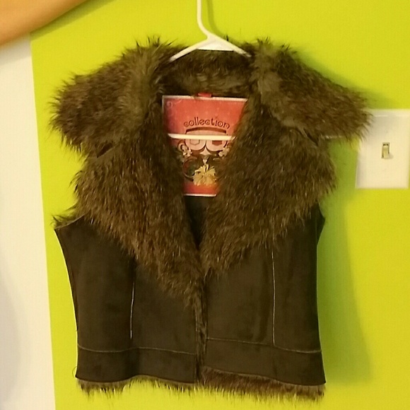 Faux fur grey jacket
