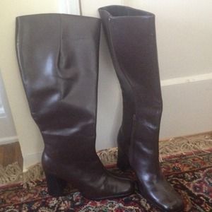 Unknown Brand Dark Chocolate Boots.