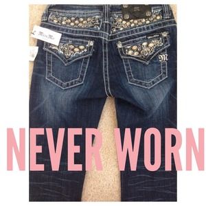 NEVER WORN MISS ME JEANS KIDS