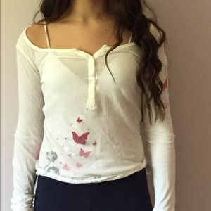 White long sleeve shirt