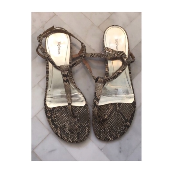 Style & co. Snakeskin print sandals