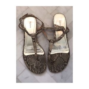 Style & co. Snakeskin print sandals