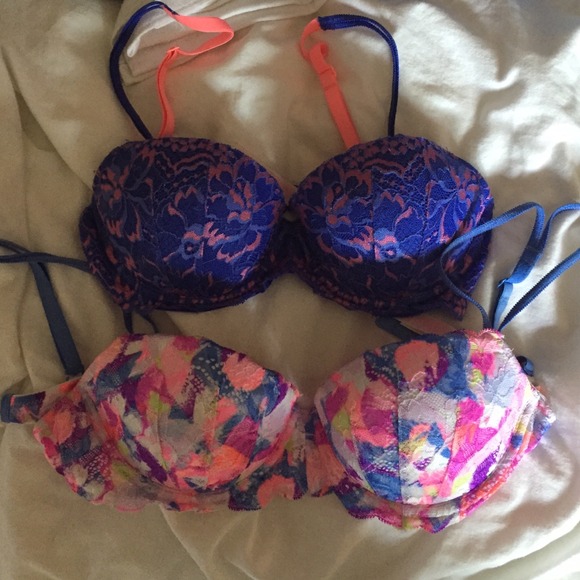 PINK Push-Up Bras