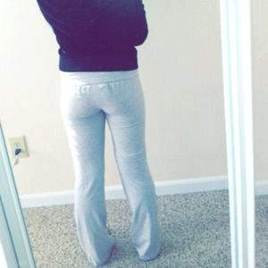 Victorias secrets yoga pants flip over