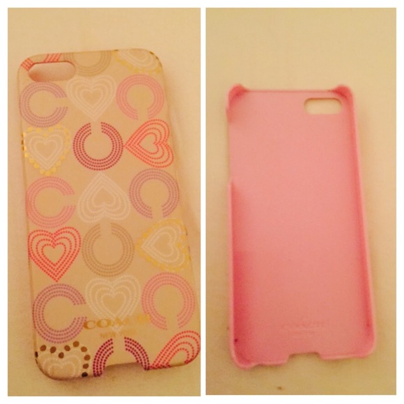 Authentic Coach case for iphone 5&5s