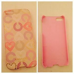 Authentic Coach case for iphone 5&5s
