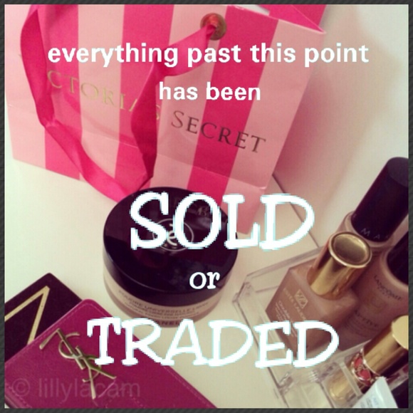 Everything beyond this point is sold/traded