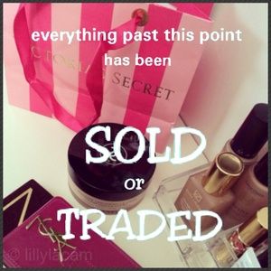 Everything beyond this point is sold/traded