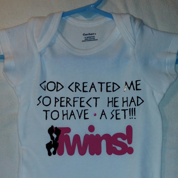 Baby onesie for twins