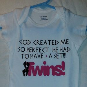 Baby onesie for twins