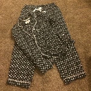 NWOT!! Victoria's Secret Black & White PJ Set