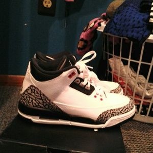Jordan 3 infrared ( wore once)