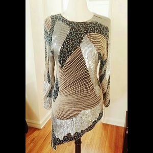 Gorgeous Vintage Sequins Dress!