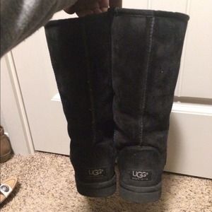 Black UGG classic tall boots