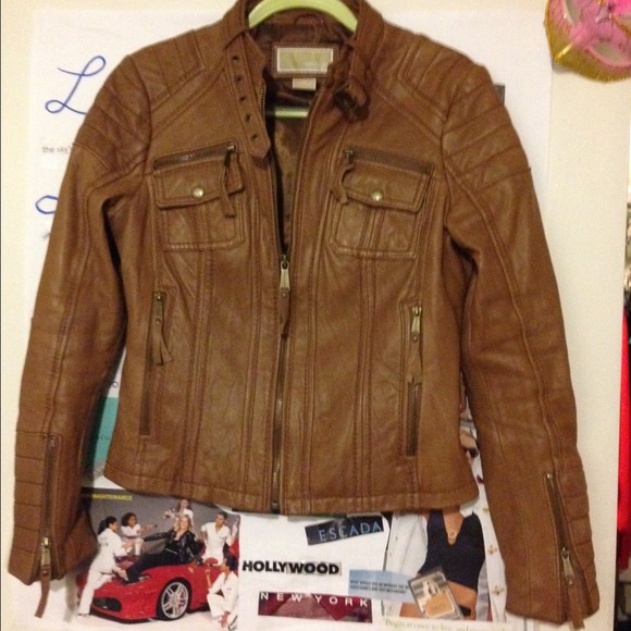 Kor soft leather jacket.