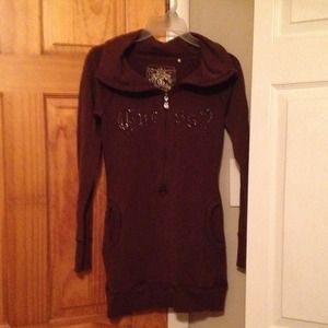 Brown guess sweater