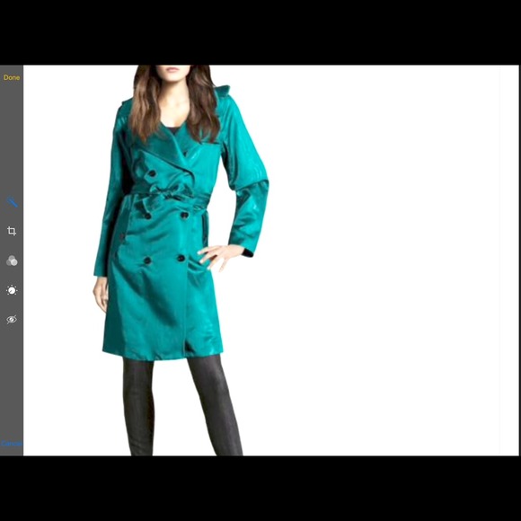 D&G Trench coat in Emerald green, size IT 42,NWT - Picture 1 of 4