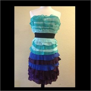 Minuet Ruffled Cocktail Dress