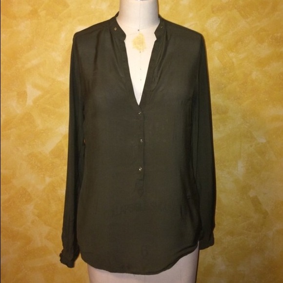 Zara v-neck top