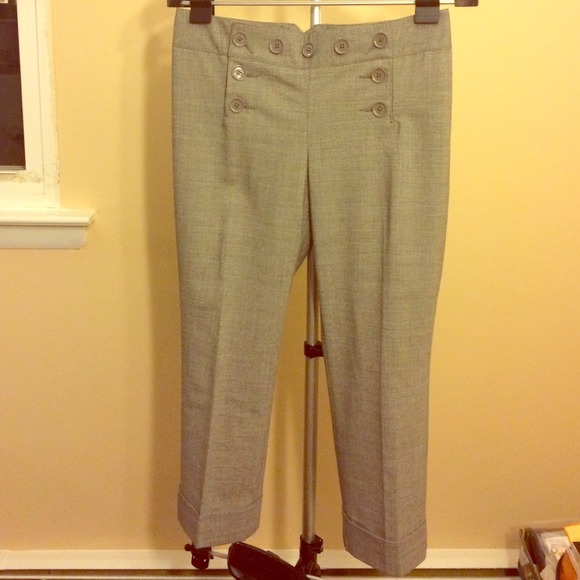 Sailor Crop Leg Slacks